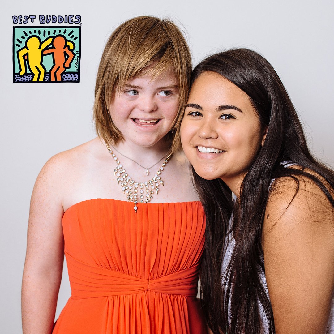 Female Buddy Pair smiling